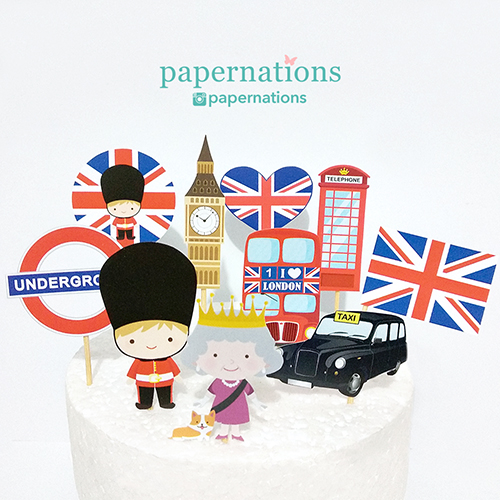 London Lyfe Cupcake Toppers